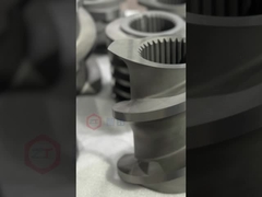 Các phần tử vít của máy ép vít đôi sẵn sàng để vận chuyển