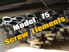 Nhà sản xuất chuyên nghiệp các yếu tố vít của máy ép vít đôi