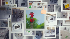 Vít và thùng, hộp số cho máy ép hai vít.